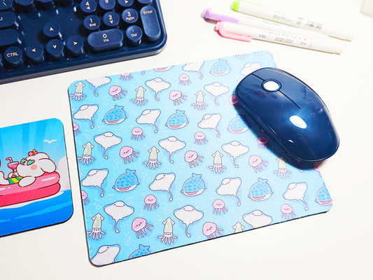 Beach Day Mousepad and Coaster Set
