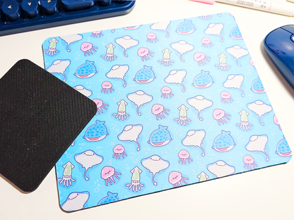 Beach Day Mousepad and Coaster Set