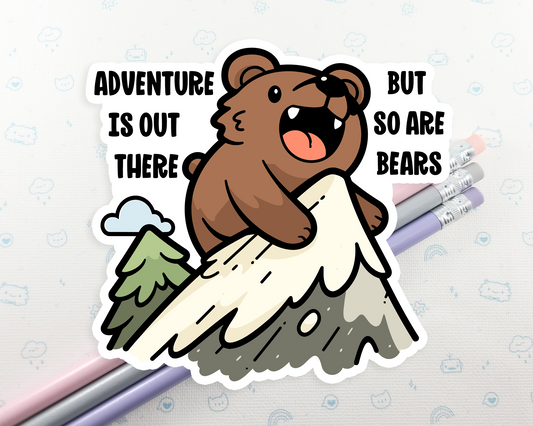 Bear Adventure Sticker