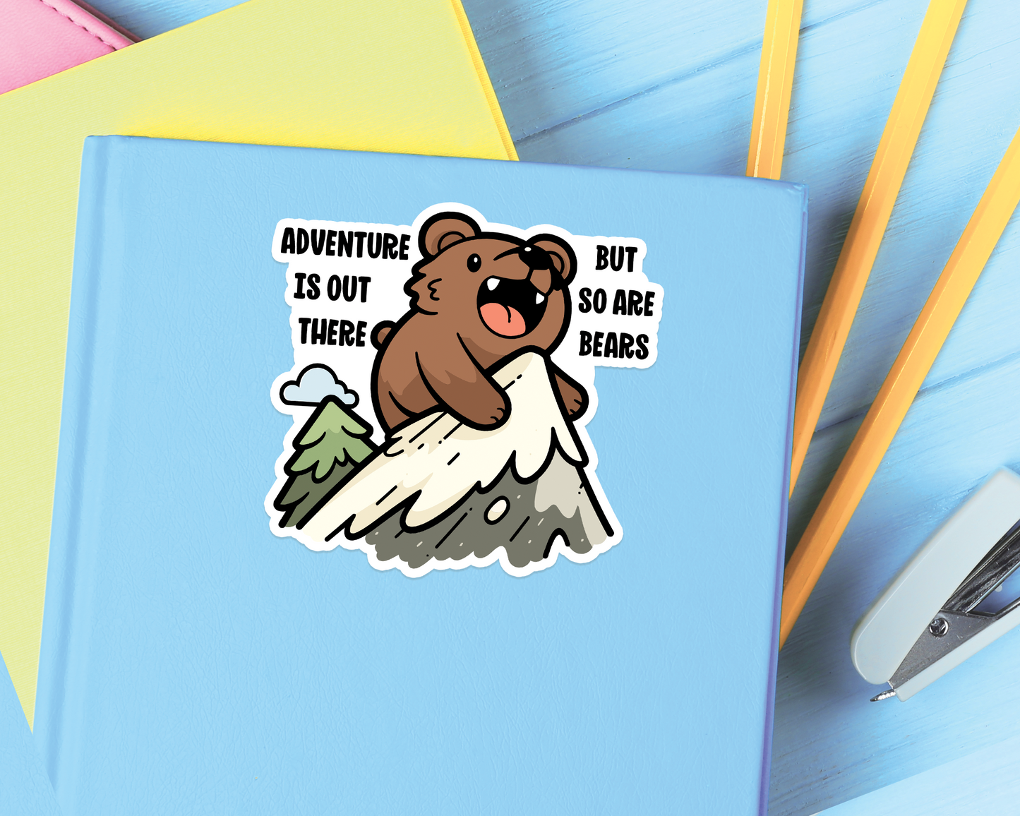 Bear Adventure Sticker