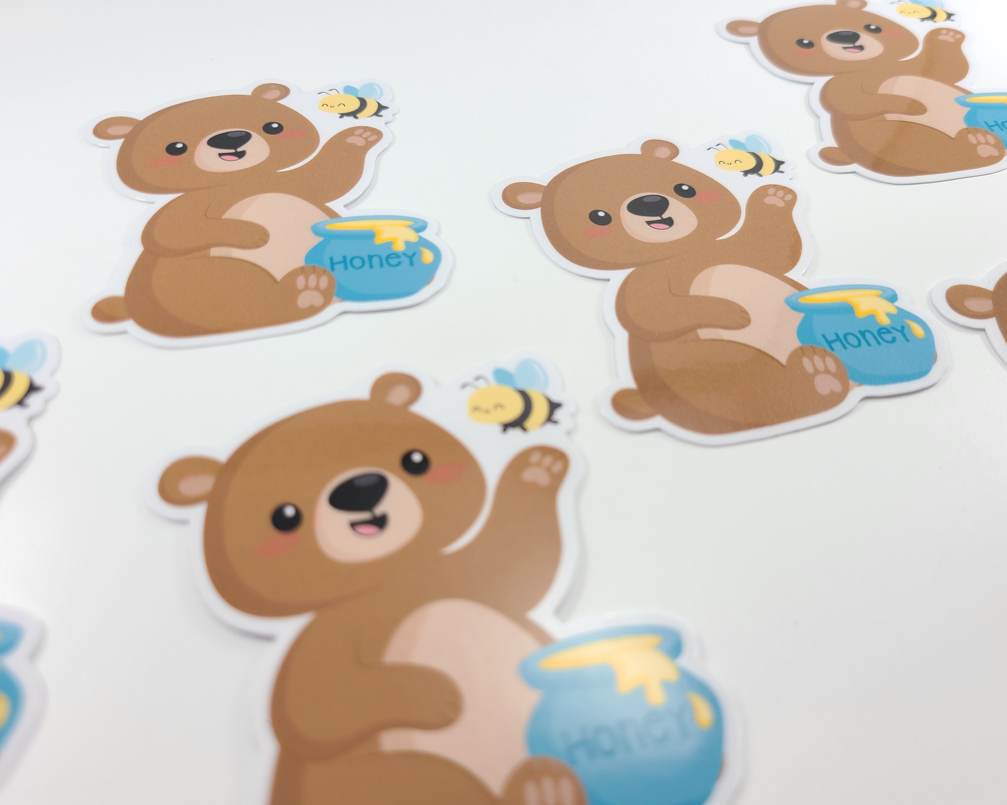 Bear & Honey Sticker