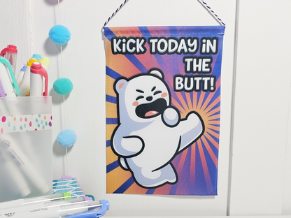 Bear Kick Mini Banner