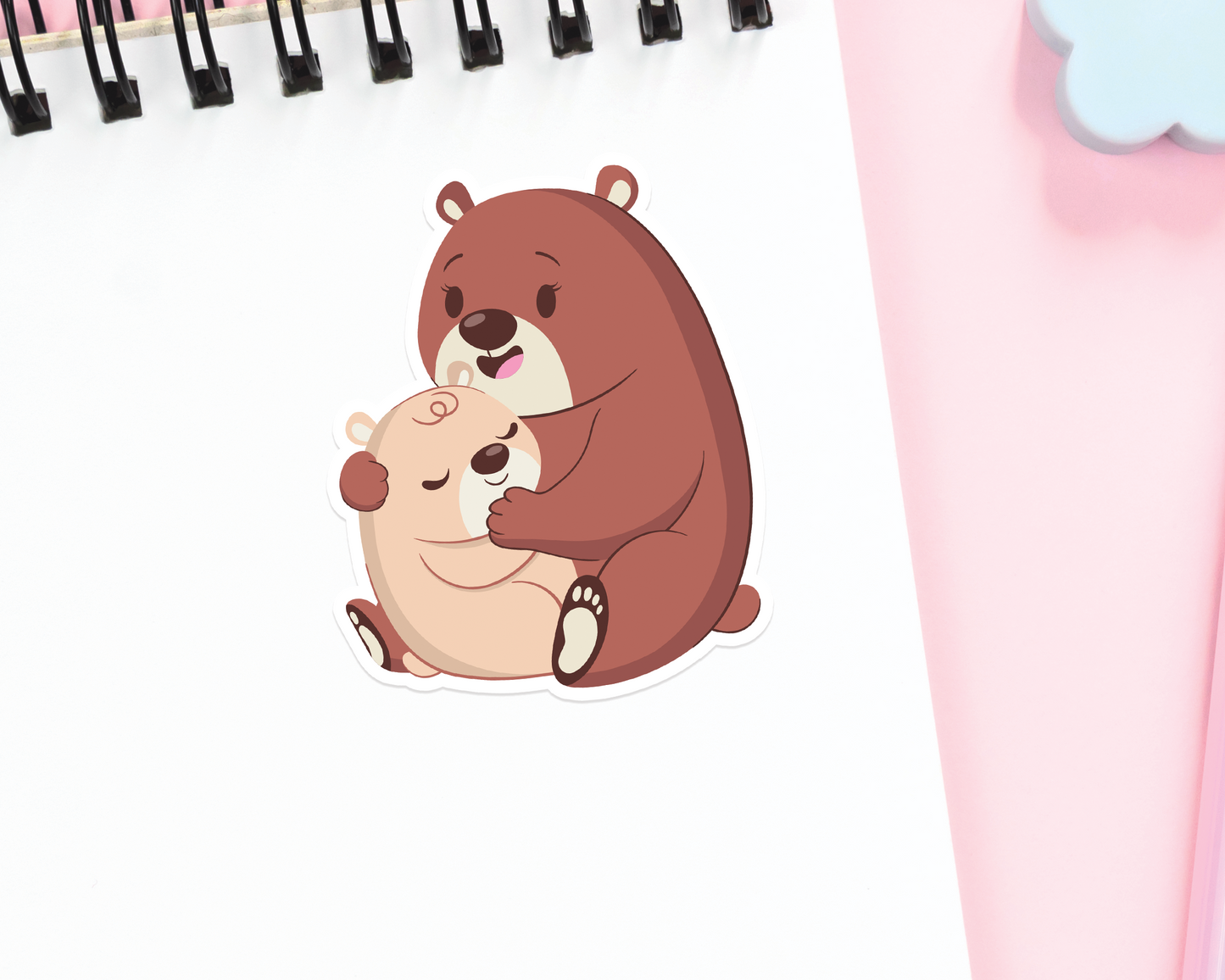 Bear and Cub Sticker