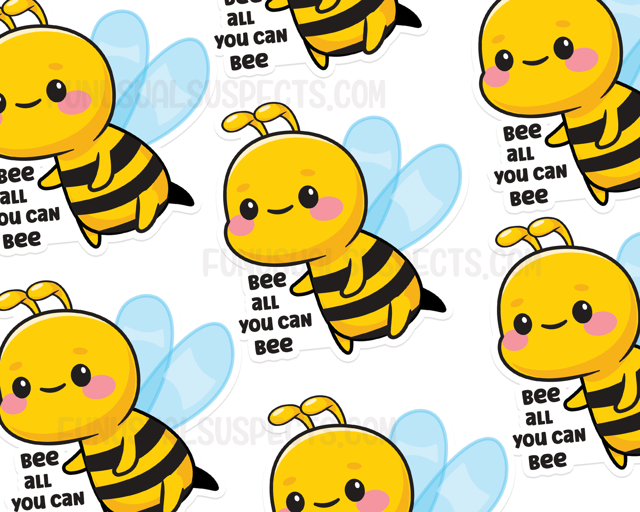 Bee All You Can Bee Sticker