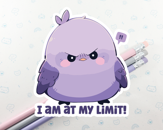 Bird At My Limit Sticker