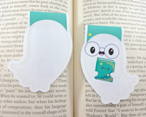 Halloween Ghost Book Magnetic Bookmark