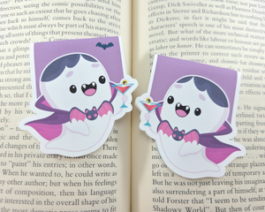 Halloween Vampire Ghost Magnetic Bookmark
