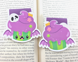 Halloween Cupcake Magnetic Bookmark