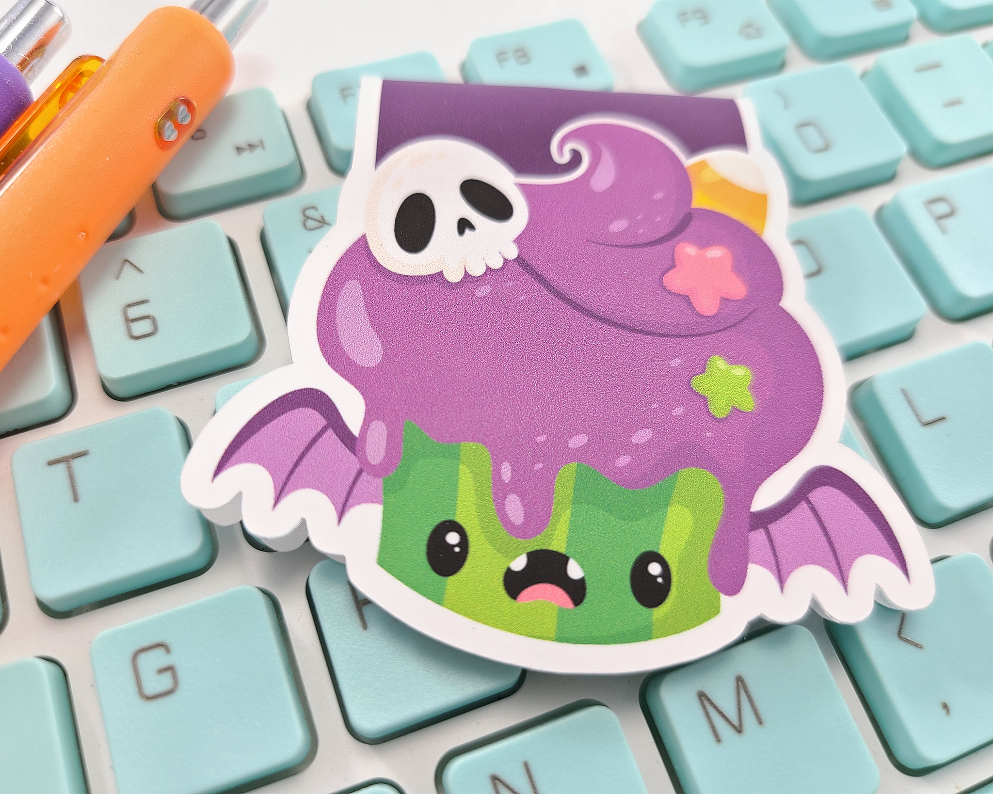 Halloween Cupcake Magnetic Bookmark