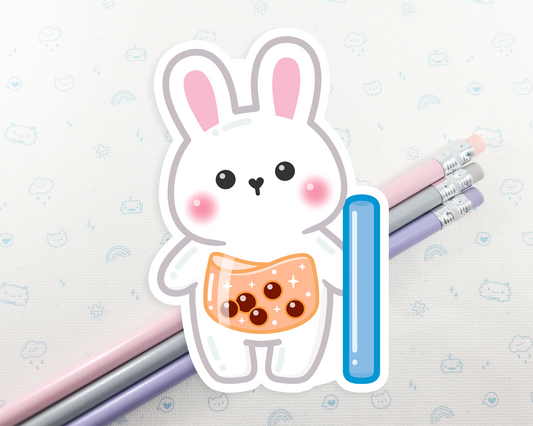 Bunny Boba Tea Sticker