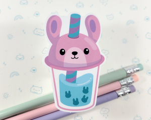 Boba Bunny Cup Sticker