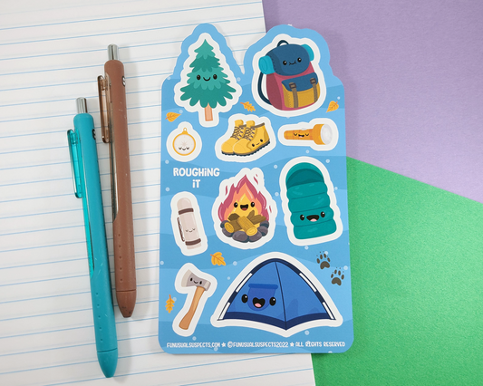 Camping Sticker Sheet