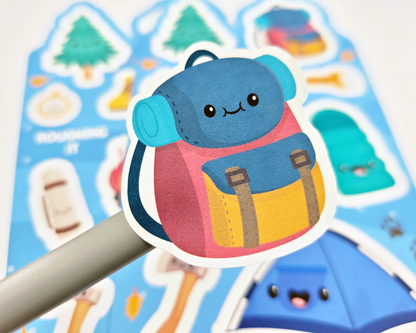 Camping Sticker Sheet