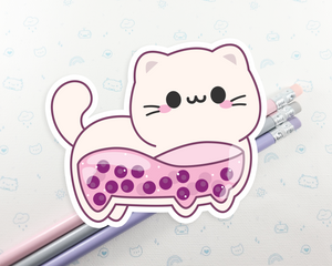 Boba Cat Stickers