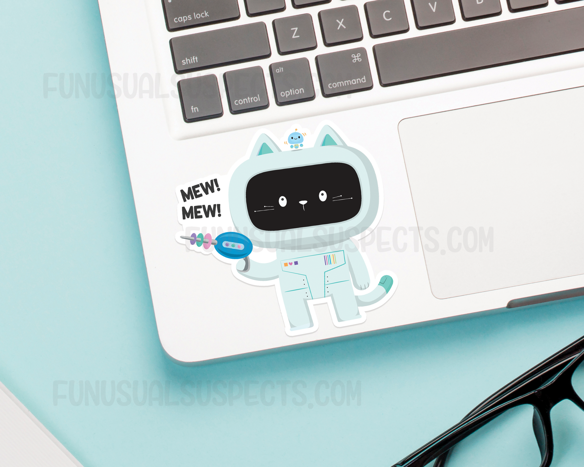 Cat Robot Sticker