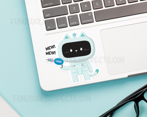 Cat Robot Sticker