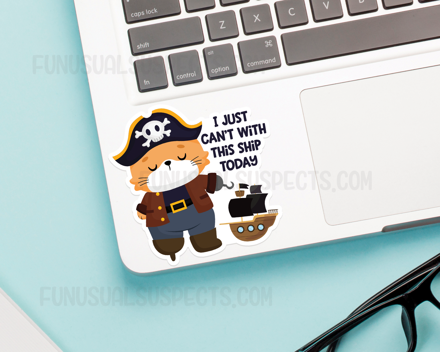 Cat Pirate Sticker