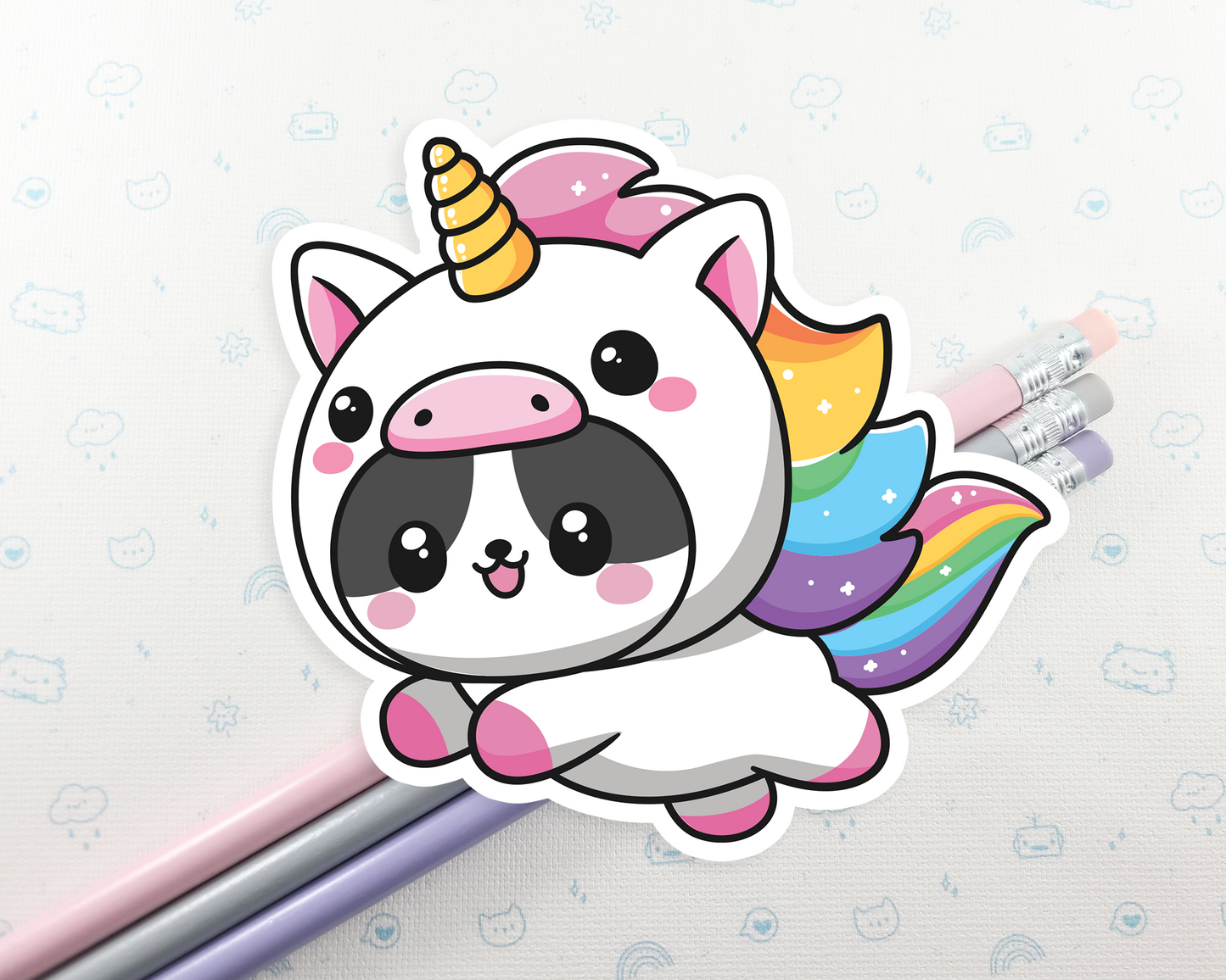 Cat Unicorn Stickers