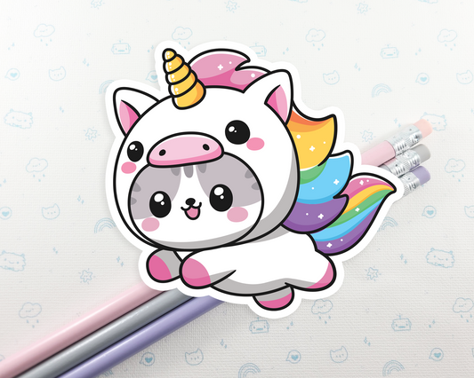 Cat Unicorn Stickers