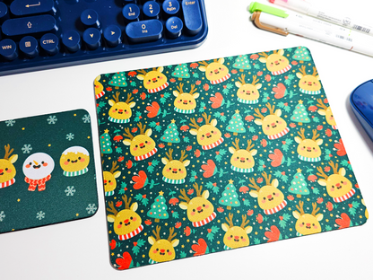 Christmas Mousepad and Coaster Set