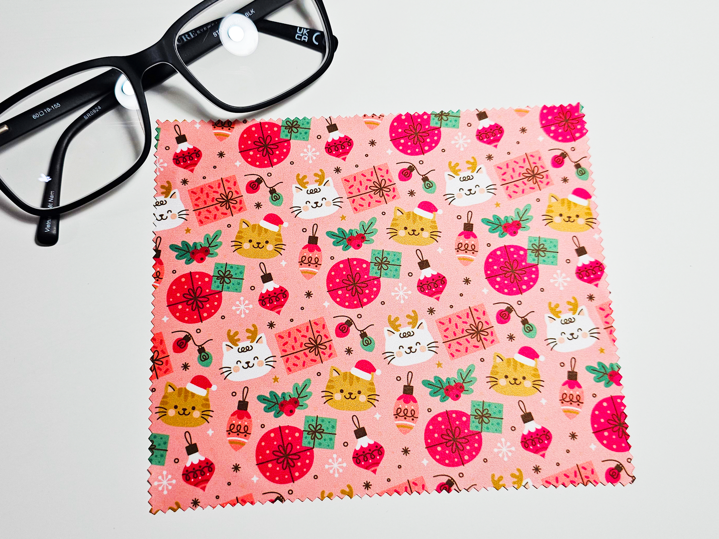 Cat Christmas Screen Cleaning Cloth Set