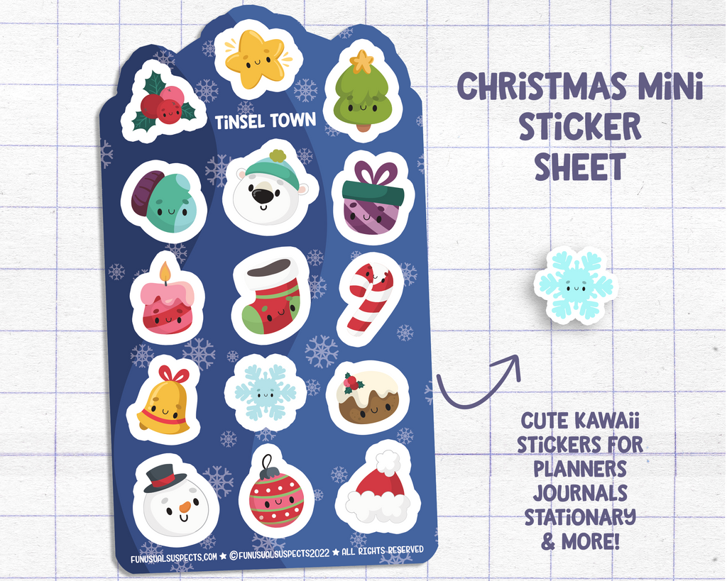 Christmas Minis Sticker Sheet