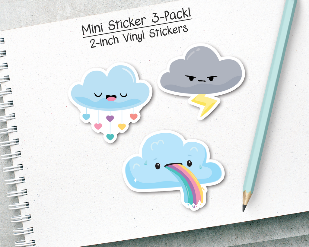 Clouds - Mini Sticker Pack