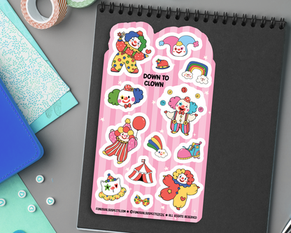 Clown Sticker Sheet