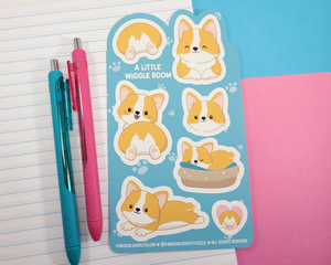 Corgi Sticker Sheet