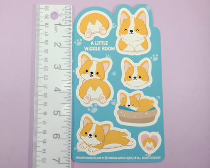 Corgi Sticker Sheet