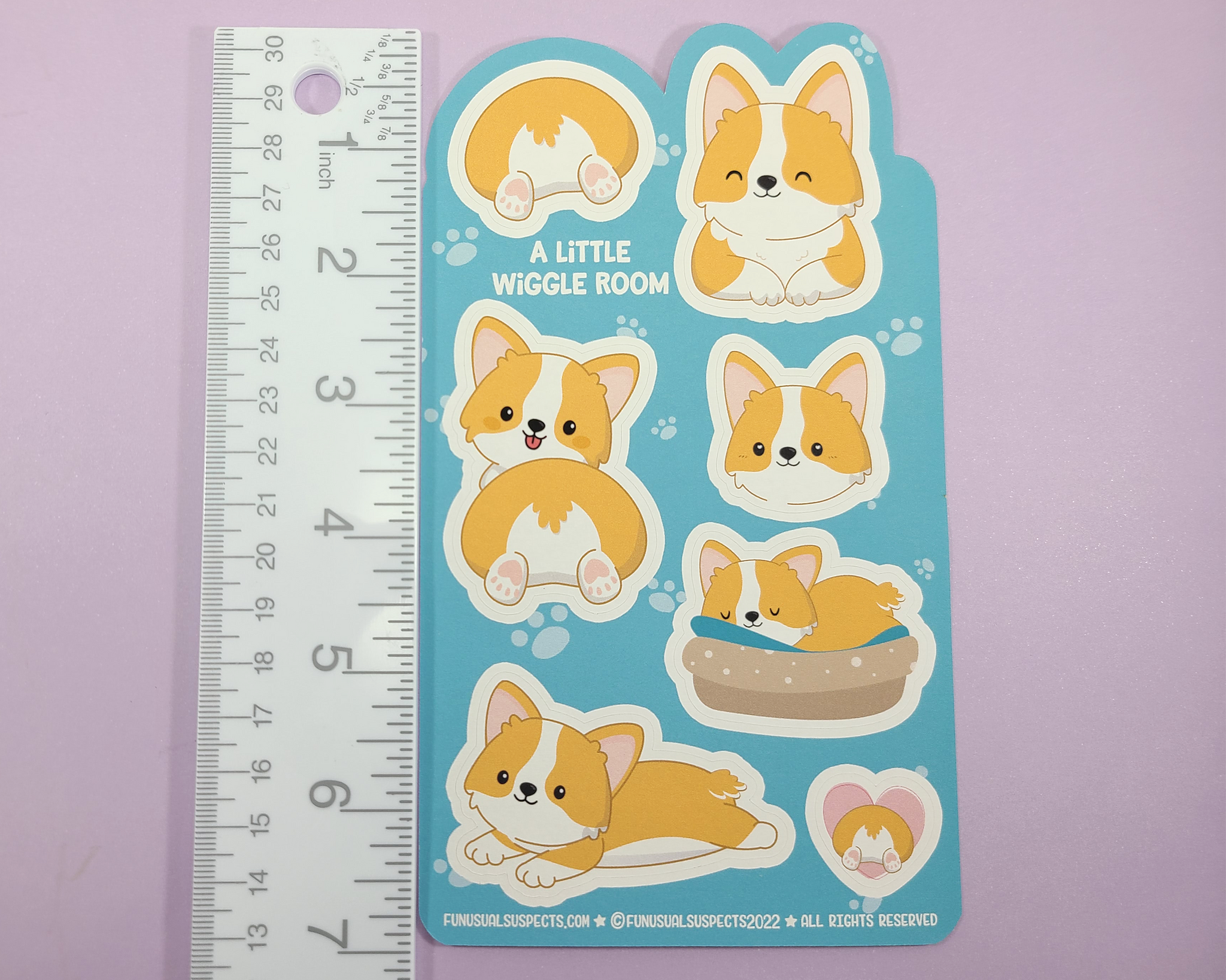 Corgi Sticker Sheet