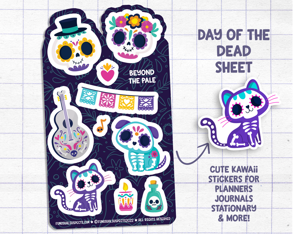 Day of the Dead Sticker Sheet