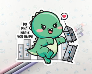 Do What Makes You Happy Sticker