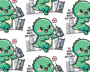 Do What Makes You Happy Sticker