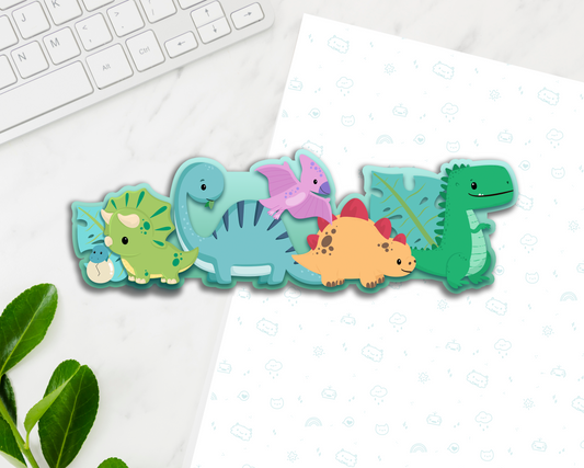 Dinosaur Long Sticker