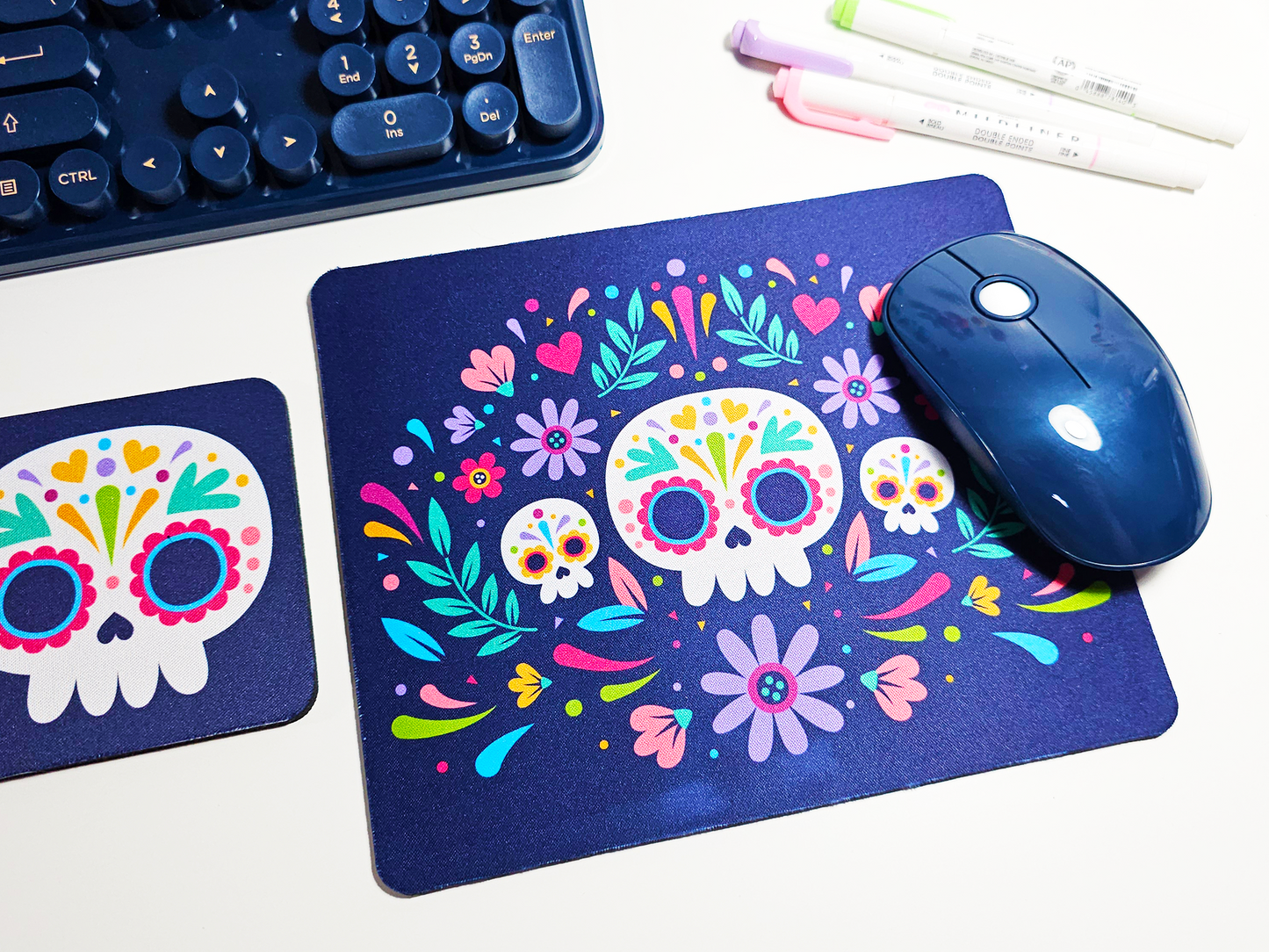 Day of the Dead Mousepad and Coaster Set