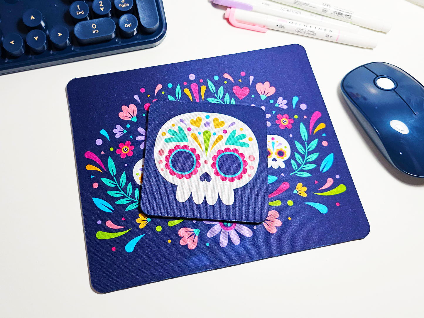 Day of the Dead Mousepad and Coaster Set