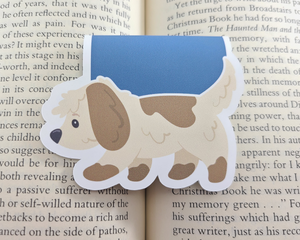 Dog Sniffing Magnetic Bookmark