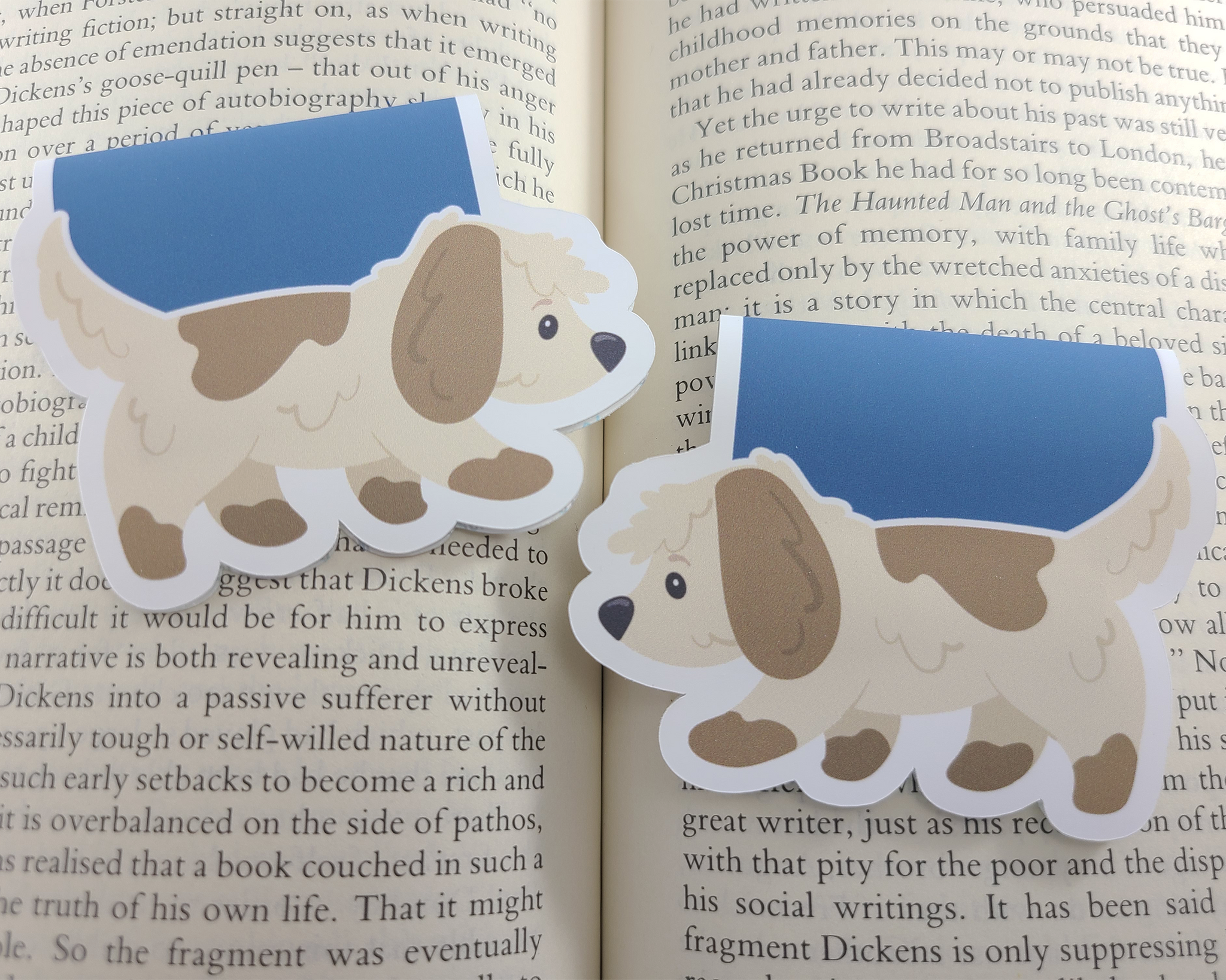 Dog Sniffing Magnetic Bookmark