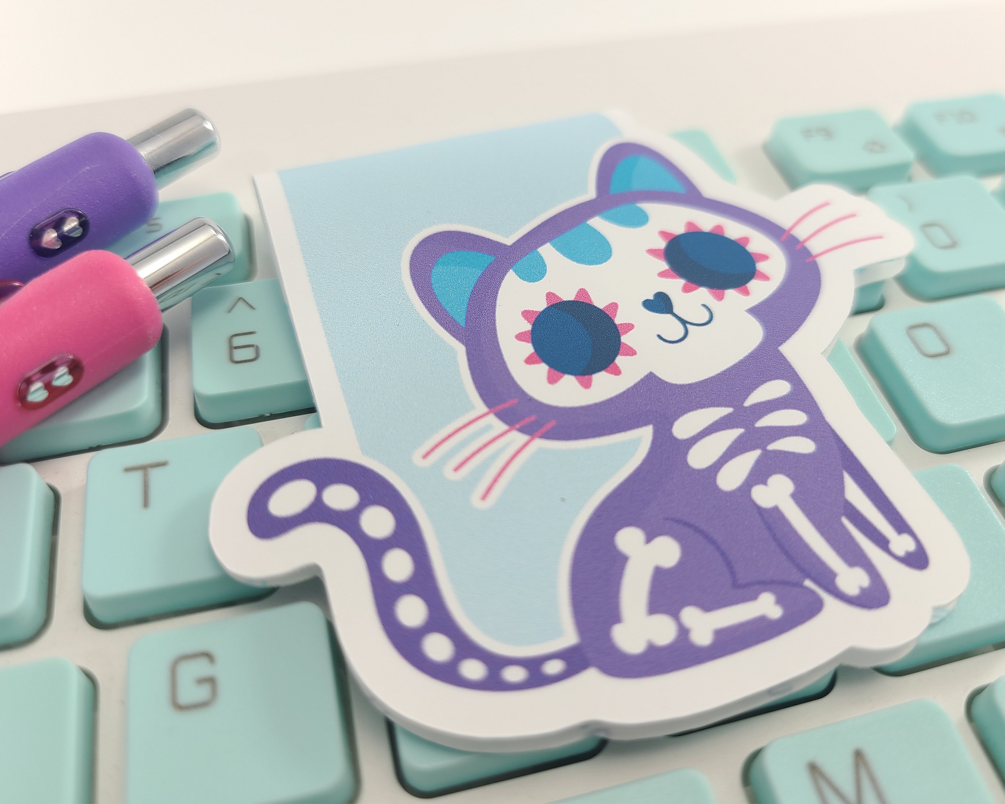 Day of the Dead Cat Bookmark