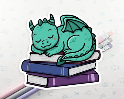 Dragon Book Sticker