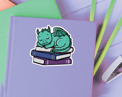Dragon Book Sticker