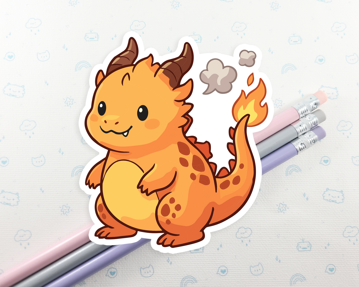 Dragon Fire Elemental Sticker