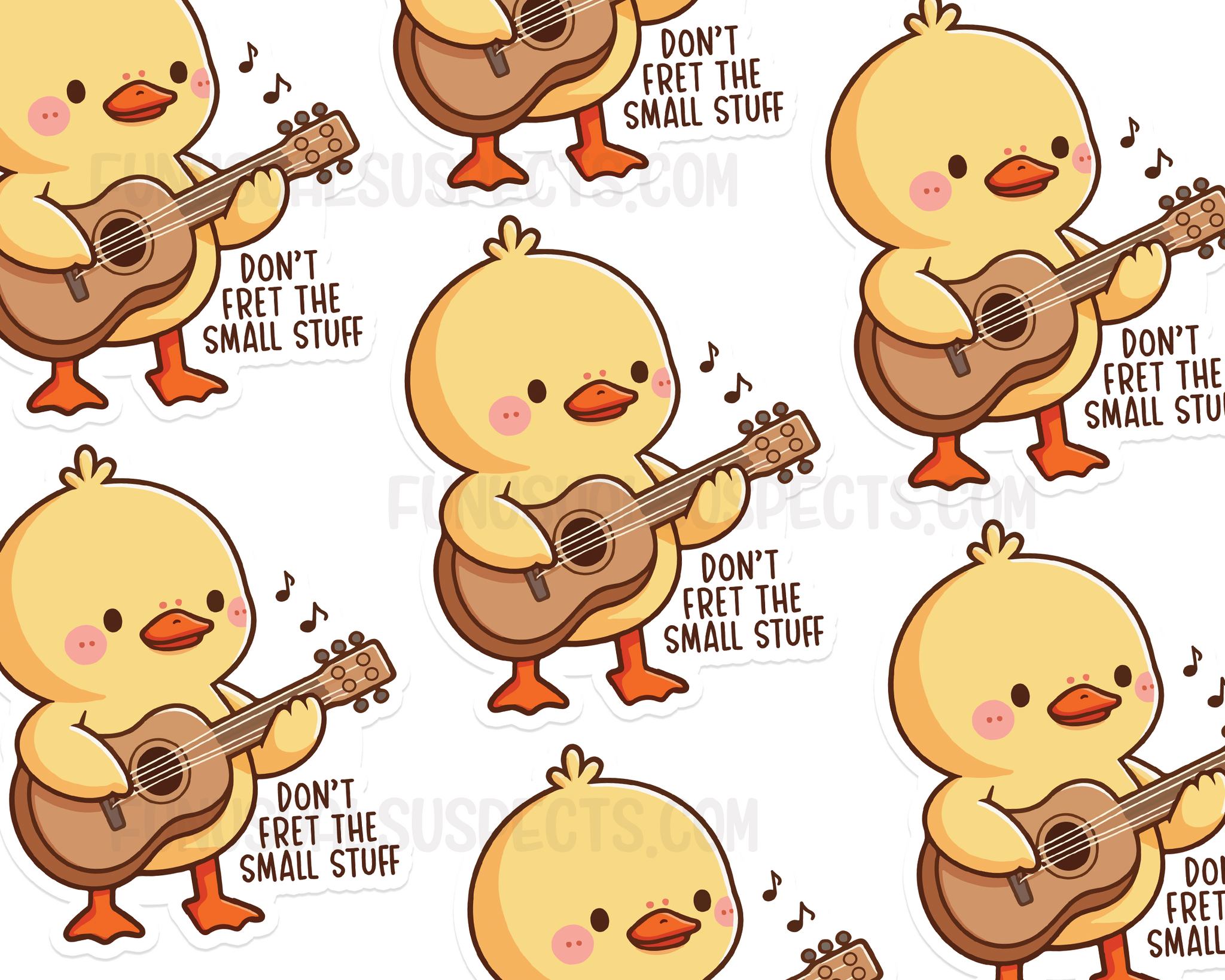 Duck Don't Fret Sticker