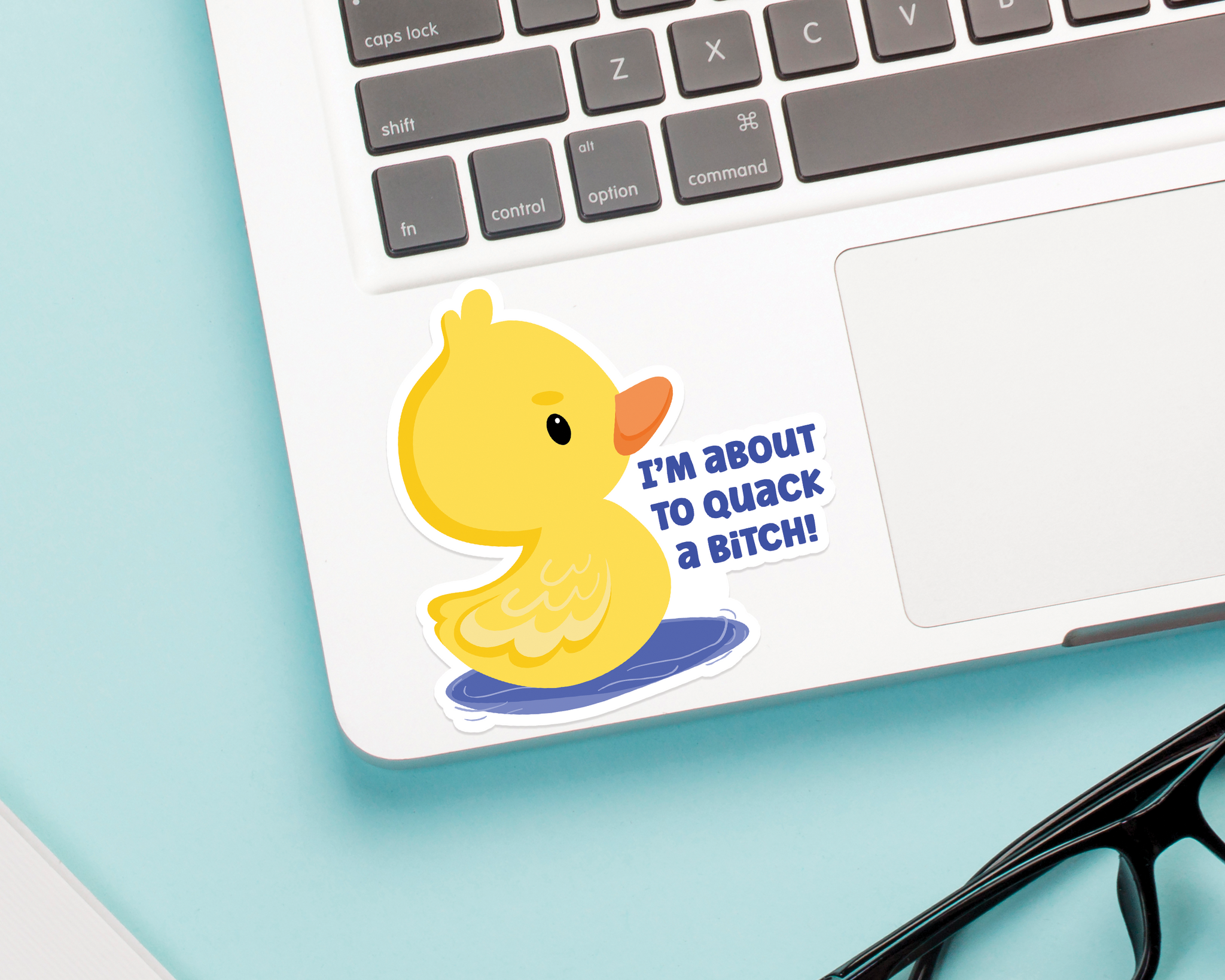 Duck Quack Sticker