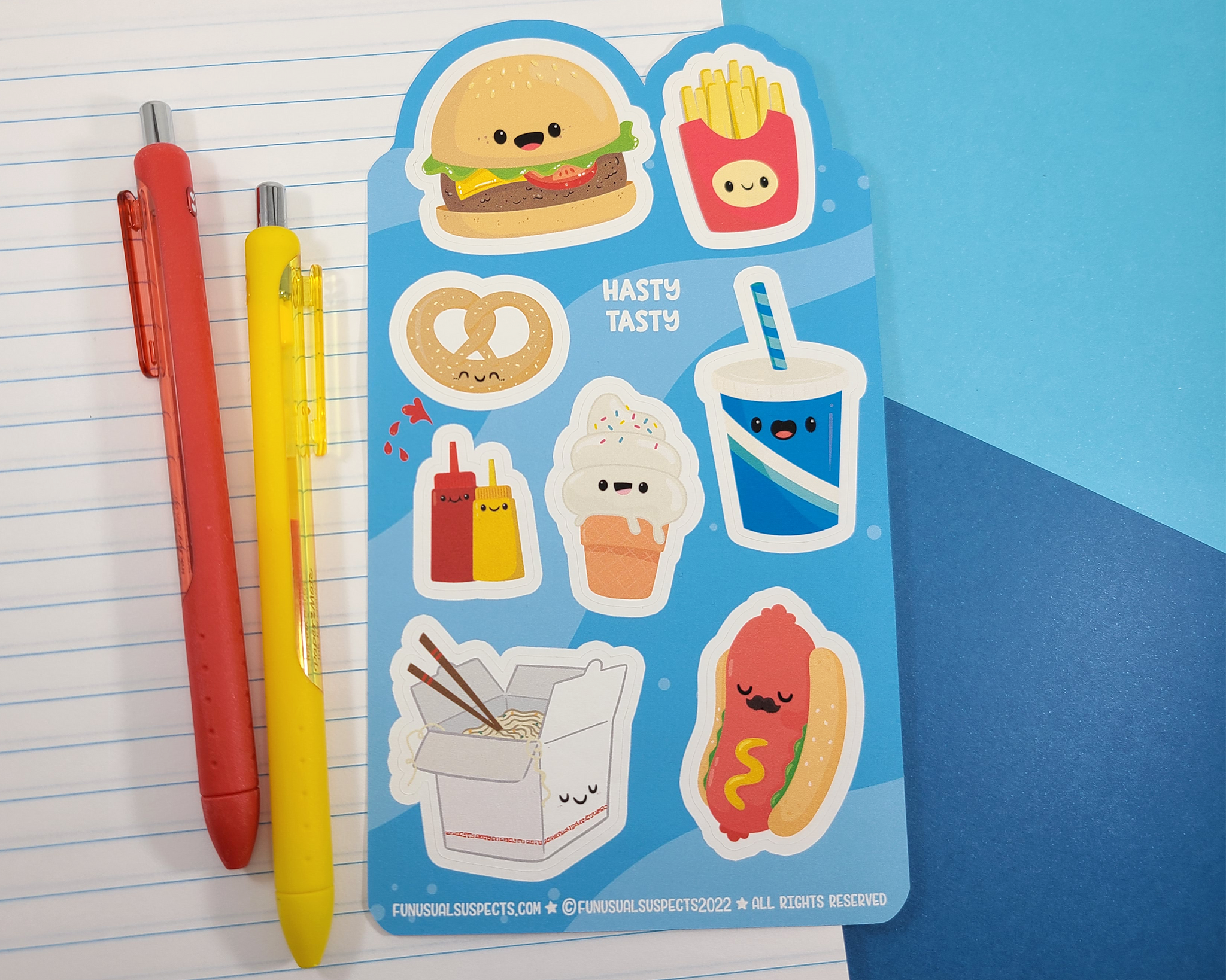 Fast Food Sticker Sheet