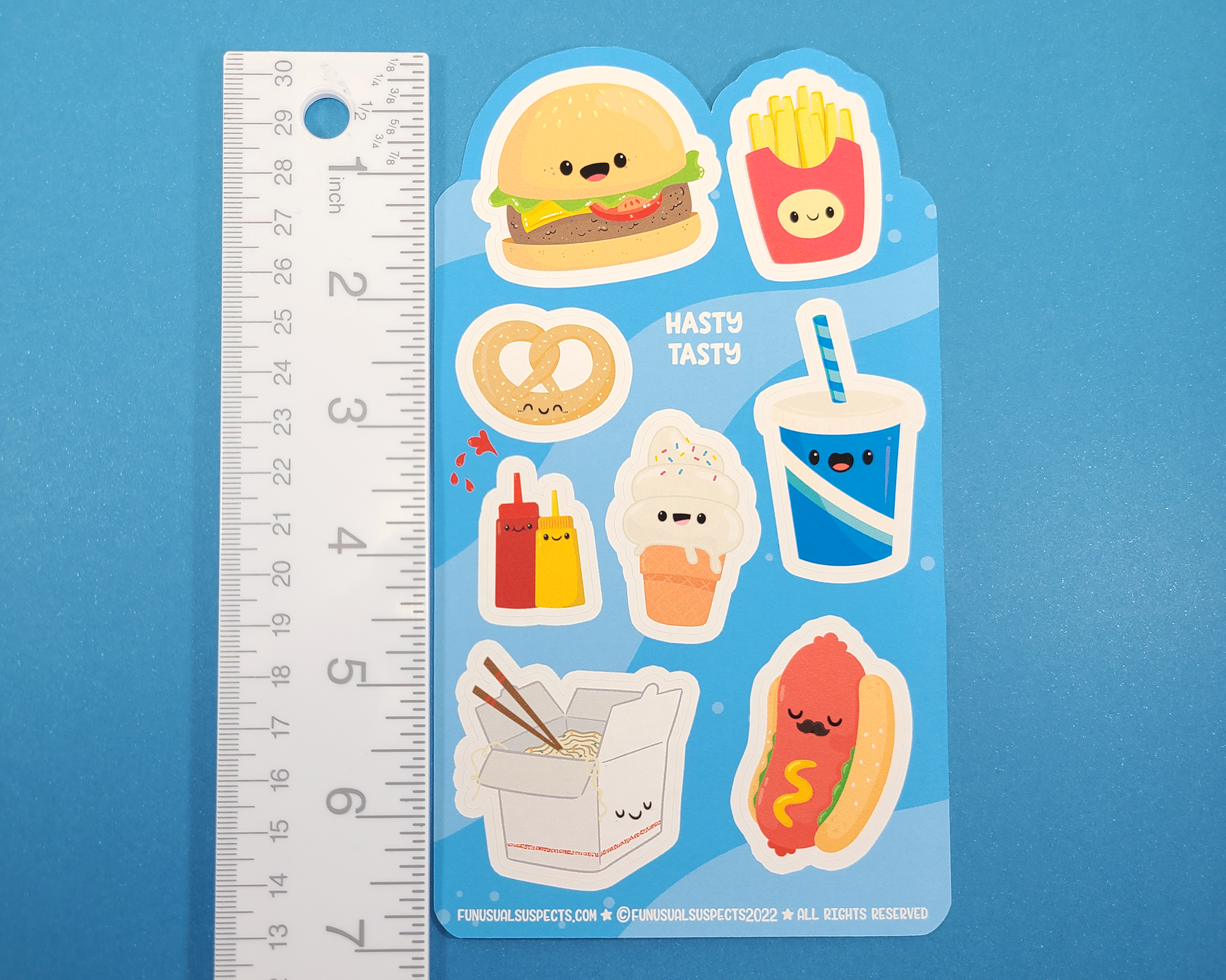 Fast Food Sticker Sheet