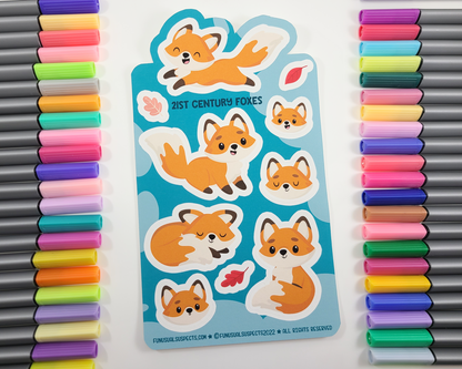 Fox Sticker Sheet