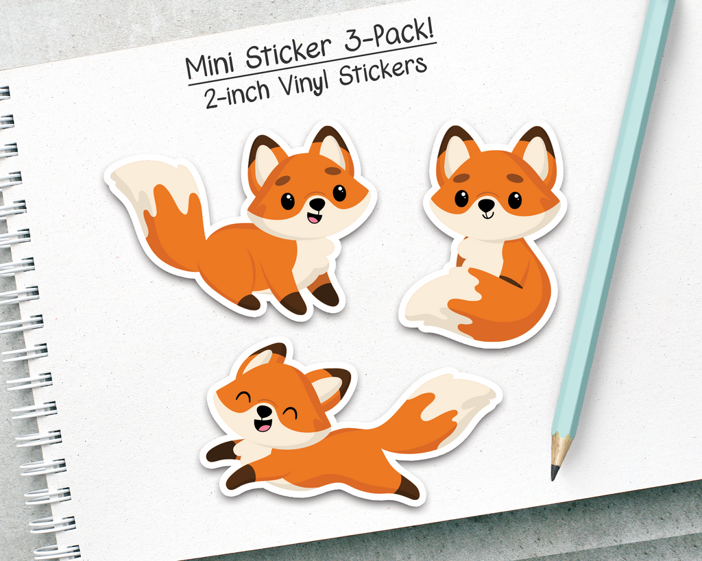 Foxes - Mini Sticker Pack
