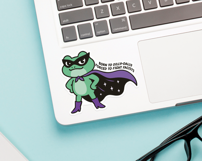 Frog Fight Sticker